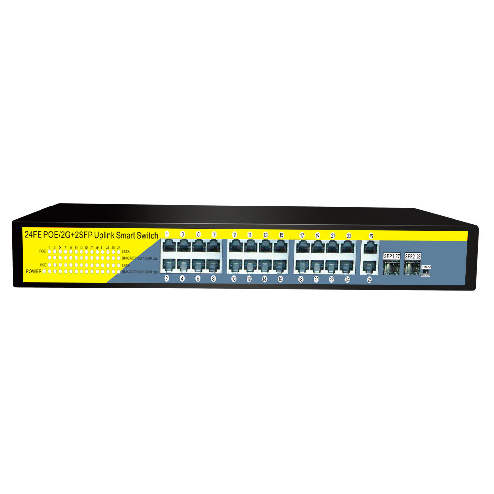 passive 250m  Poe Ethernet Switch 24 Port  gigia for cctv