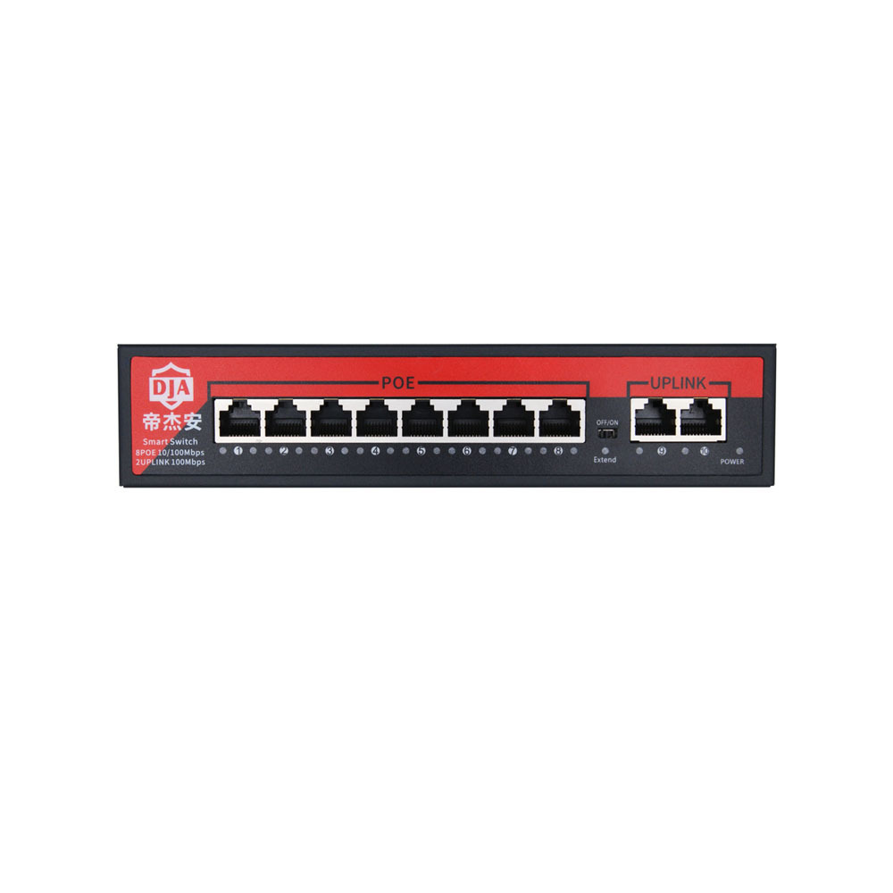 New  8 port network 48V active poe switch for Hikviision daahua IP cameras