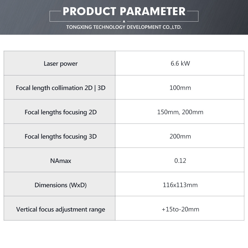 SUDA 6.6KW 6600W Precitec ProCutter Thunder Auto Focus Metal Original Fiber Laser Cutting Head