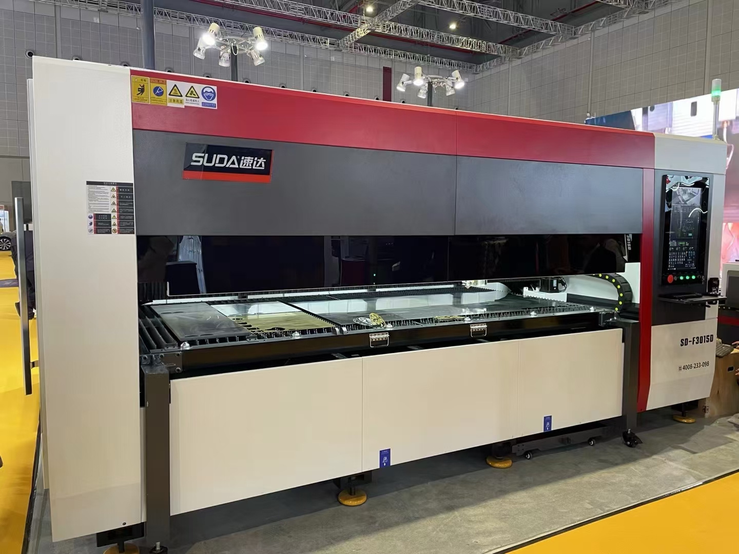 High Precision Gear and Rack+high Precision Linear Guide Rail Programmable Sheet Metal and Tube Fiber Laser Cutting Machine