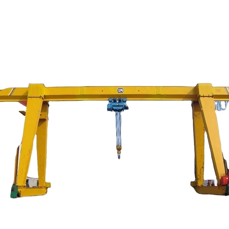 50 tonne gantry crane wheel mounted gantry crane rubber tire gantry crane for steel pipe handling