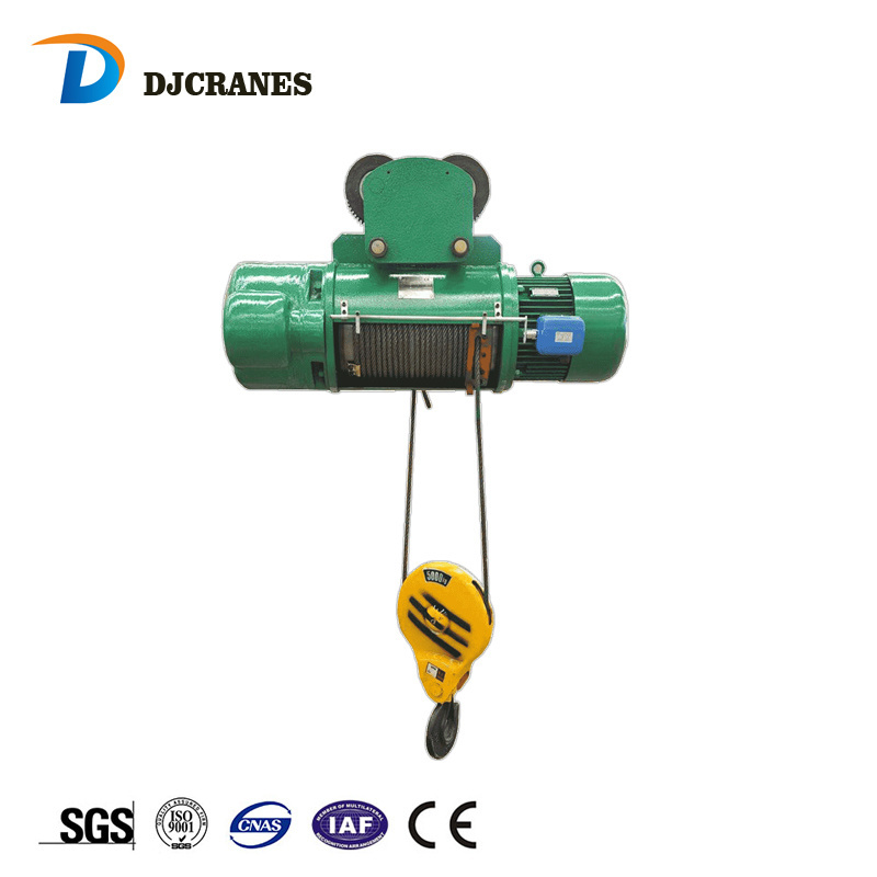 3 ton 3.5 ton used for workshop 5 ton wire rope electric hoist for single girder crane