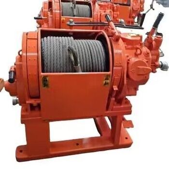 0.5-10T Air Winch Gas Winch Air Cylinder Brake Type Air Powered Winch