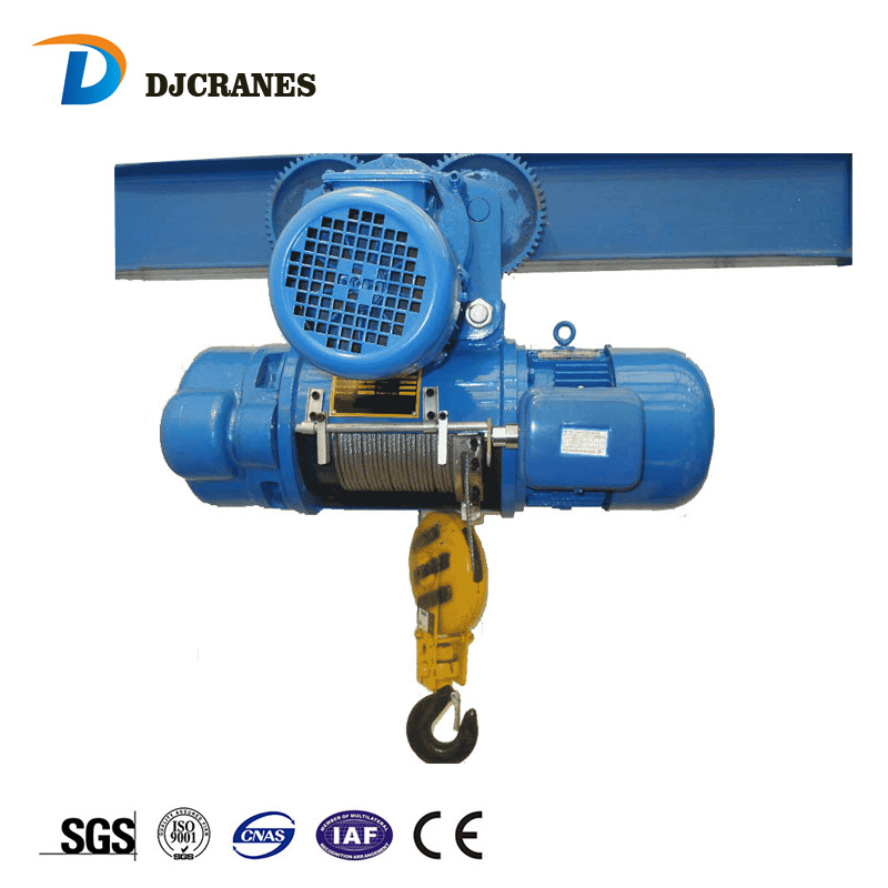 3 ton 3.5 ton used for workshop 5 ton wire rope electric hoist for single girder crane