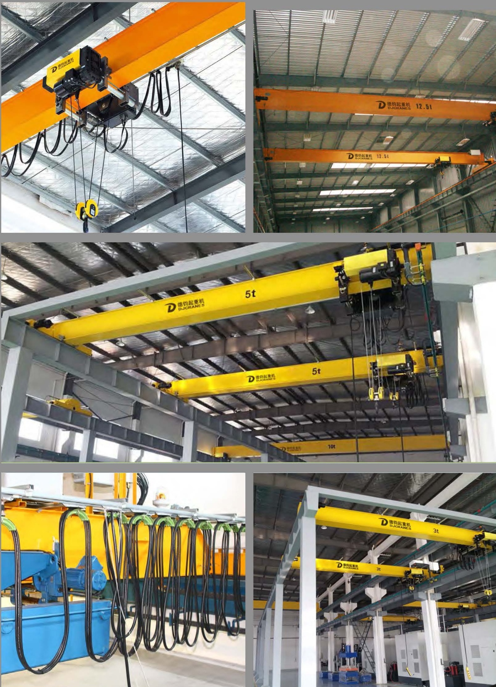 european type electric hoist 5 ton overhead crane 10 ton 20 tons european bridge crane