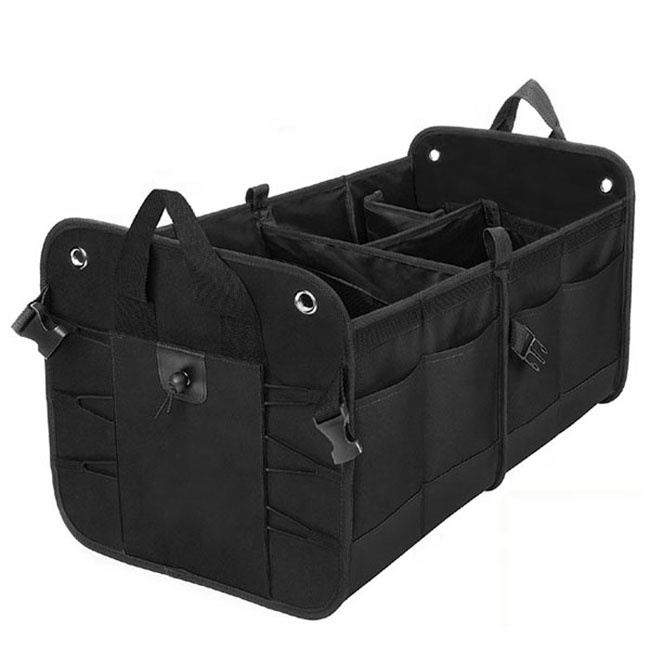 Vehicle Backseat Storage Tote Auto Truck Box Bag Transformer Cargo Boot Backseat Trunk Car Organizer