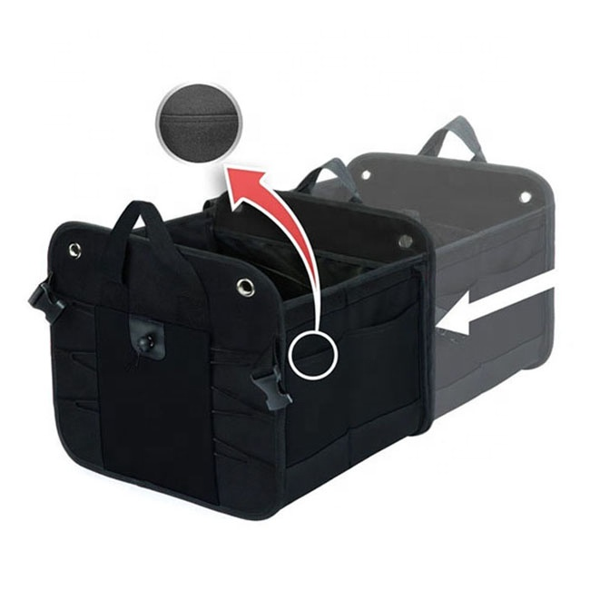 Vehicle Backseat Storage Tote Auto Truck Box Bag Transformer Cargo Boot Backseat Trunk Car Organizer