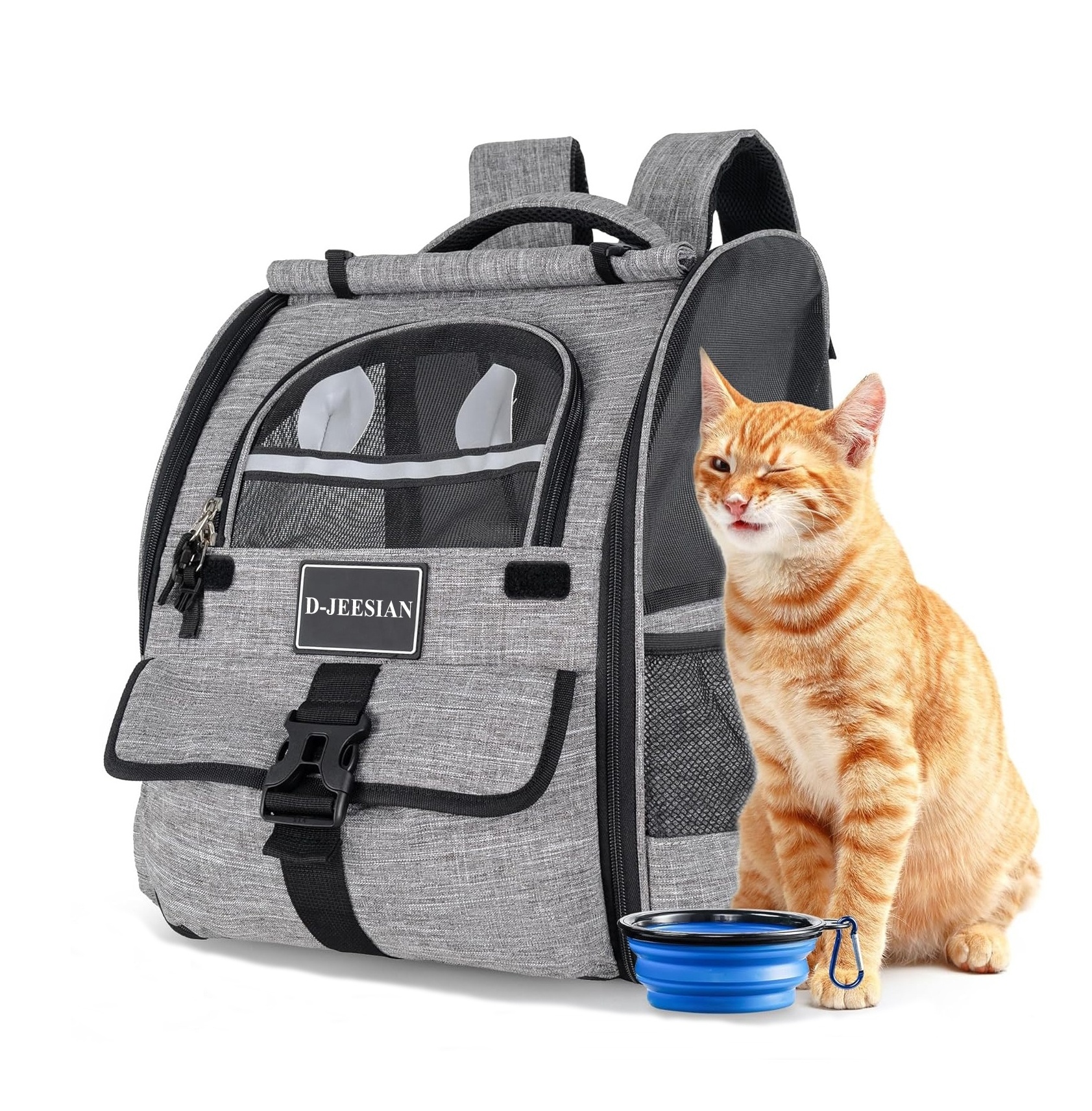 Airline Approved Pet Carrier Backpack for Dogs and Cats Foldable Soft Outdoor Pet Carrying Dog Carrier