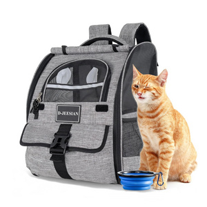 Airline Approved Pet Carrier Backpack for Dogs and Cats Foldable Soft Outdoor Pet Carrying Dog Carrier