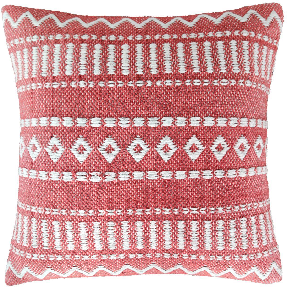 Zick Zack Design Throw Pillow case Custom Cushion cover Luxury Cushion cover With Pink and White Colour