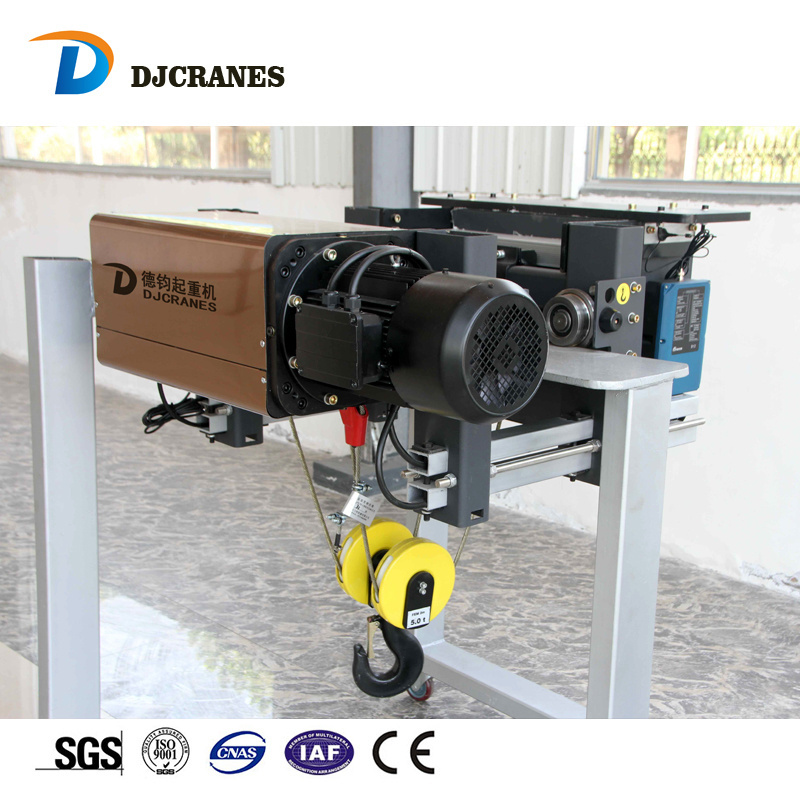 5 Ton 10 Ton Electric European Hoist With Motorized Trolley Construction