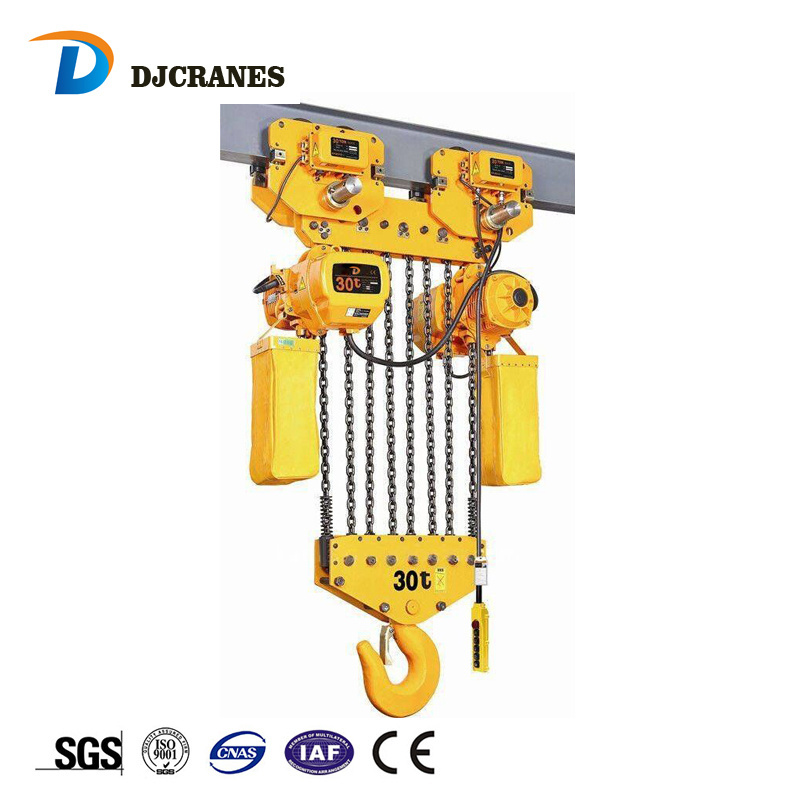 small crane bridge overhead lift electric chain hoist