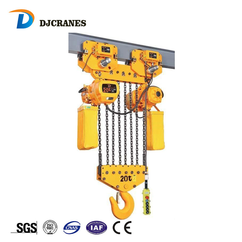 small crane bridge overhead lift electric chain hoist