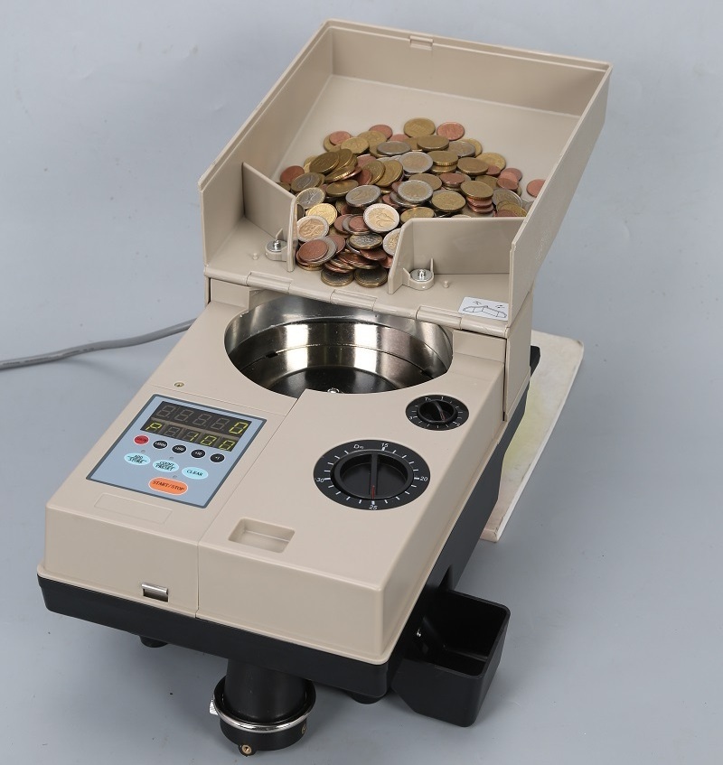 High speed 1500 Pcs/min High Speed Coins counting machine Automatic Electronic Coin Sorter Equipment sorting EURO