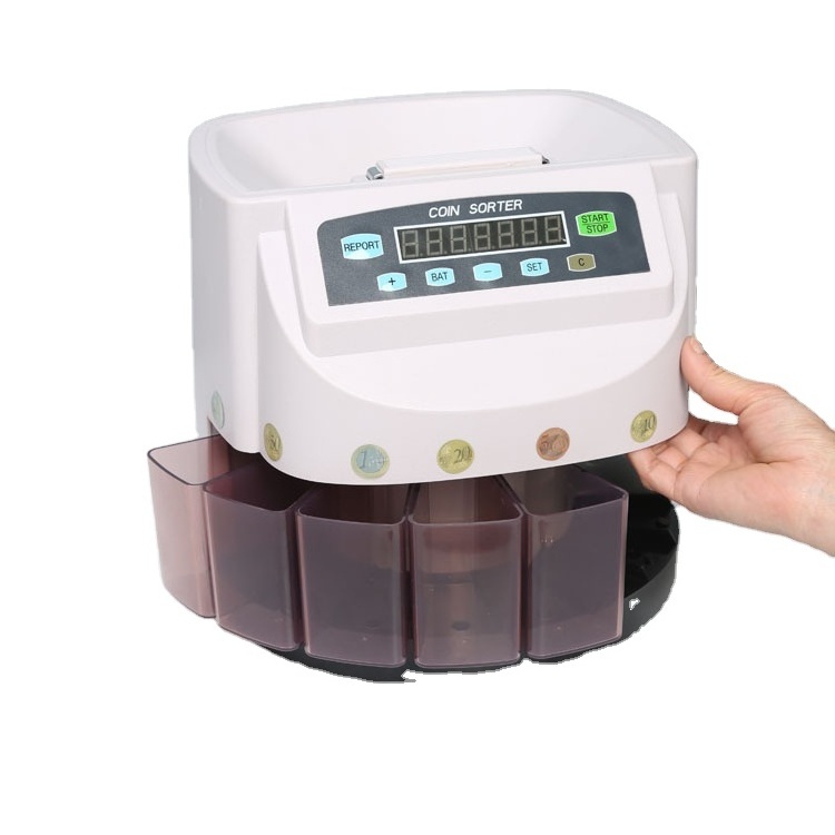 Hot Sale Coins/Min Multi-currency Coin Sorter Counter Machine Precise Digital Sorter Counter