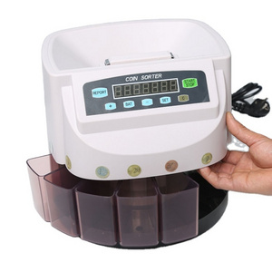 Multi-currency Coin Sorter Counter Machine with LED Display