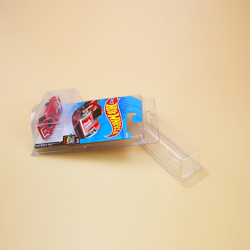 Custom Blister Packaging Hot Wheels Toys Car Plastic Protector PET Display Clamshell Box