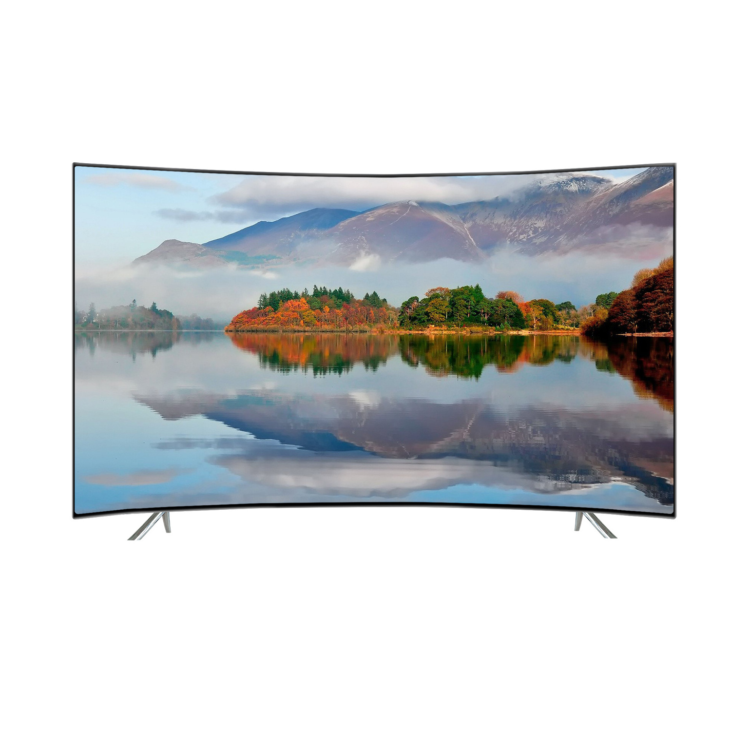 fernseher 32 43 50 55 65 zoll polegadas curved led tv