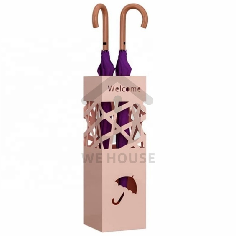 Umbrella Holder Hollowed Design Entry Hallway Decor Rack Holds Umbrellas Canes Walking Sticks Umbrella Stand for Home Office