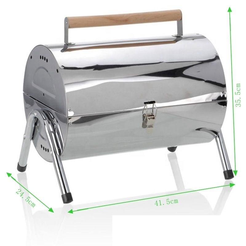 Home Modern Camping Barbecue Grills Fire Pit Cooking Stove With Grid Charcoal Wood Burning Grill High Quality BBQ Cabinet