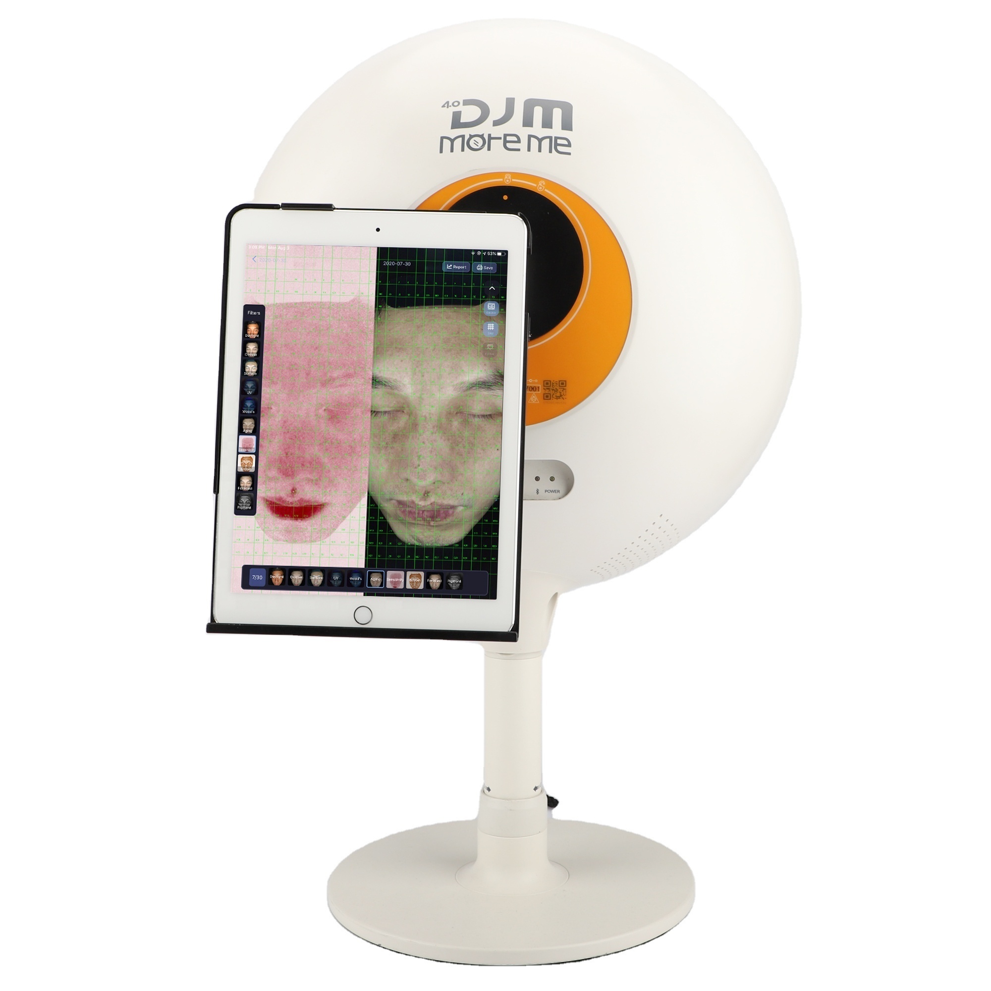 2023 AI Technology 3D Facial Scanner Skin Analyzer Portable Skin Analysis Machine From German