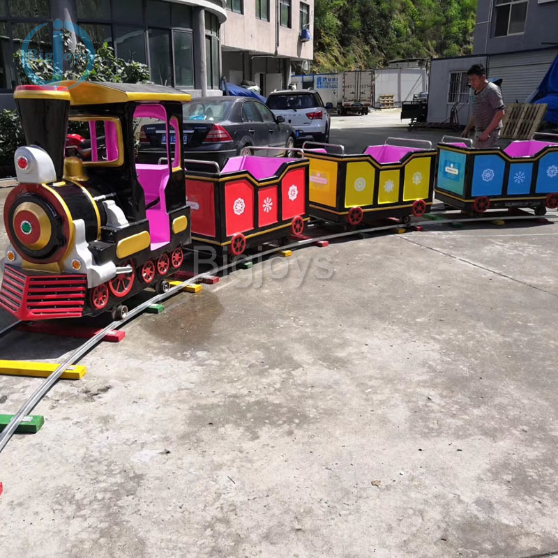 New Mini arrival amusement park electric ride on train with track for adults