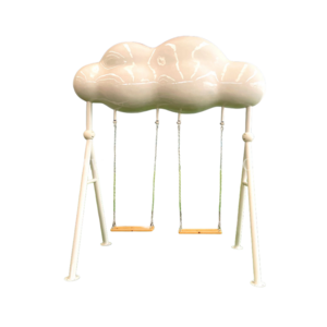 Outdoor cloud shaped swing, creative decorative amusement equipment Inventory low price sales Factory direct sales