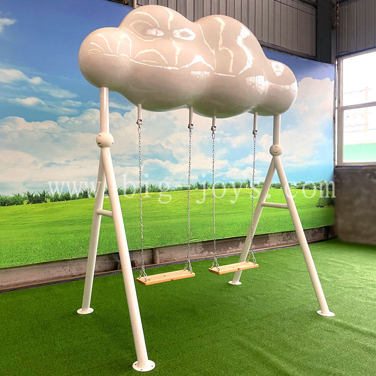 Cloud Swing Children's Outdoor Unpowered Amusement Equipment for Sale Luminous decorative equipment Factory direct sales