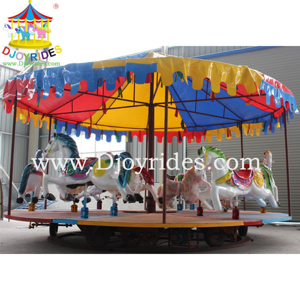 Amusement park rides 16 seats simple style 16 seats carousel /simple merry go round for sale