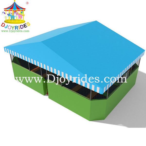 Great fun outdoor trampoline tent, rectangle trampoline tent