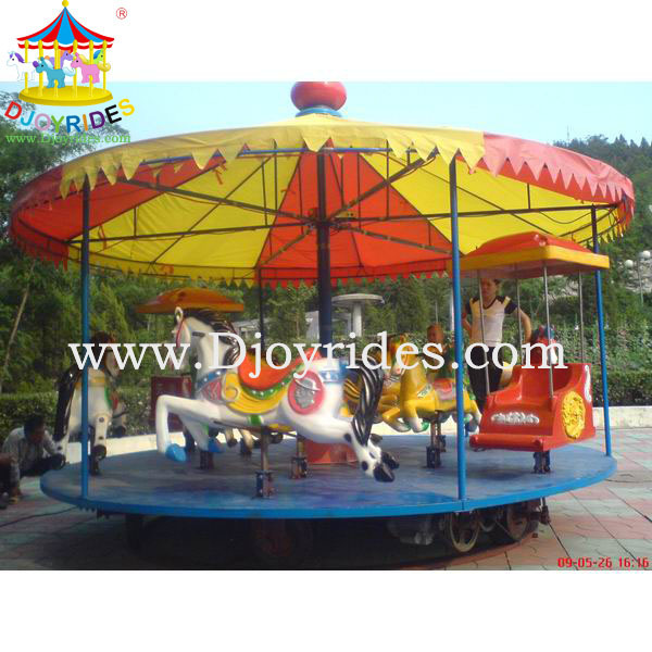 Amusement park rides 16 seats simple style 16 seats carousel /simple merry go round for sale