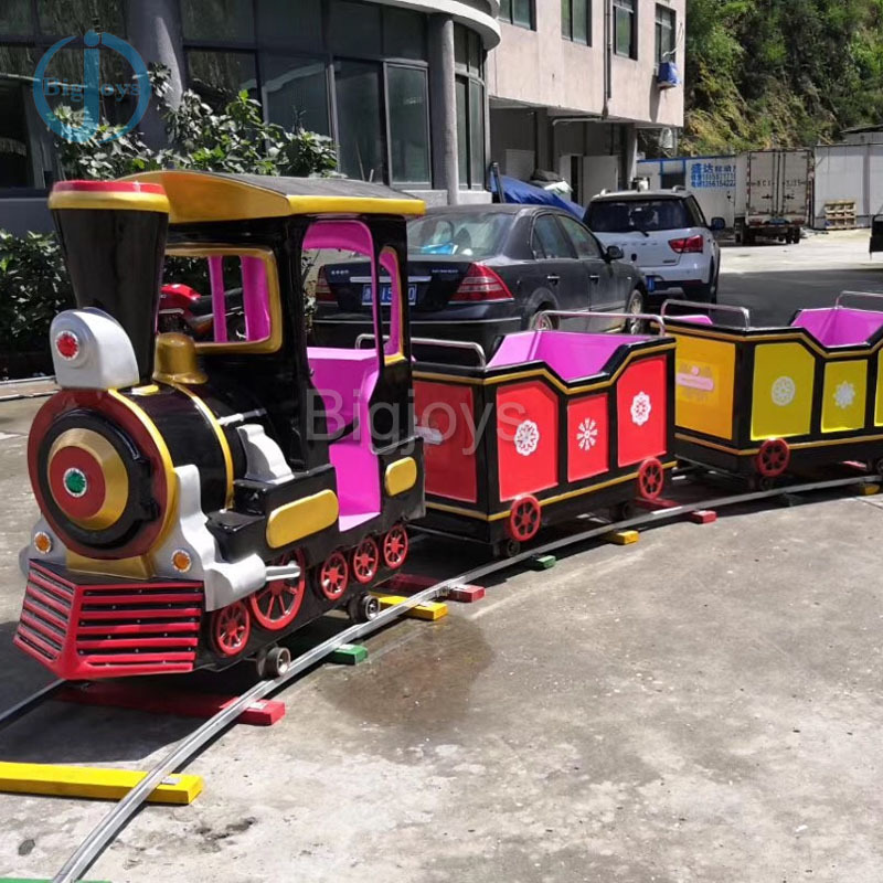 New Mini arrival amusement park electric ride on train with track for adults