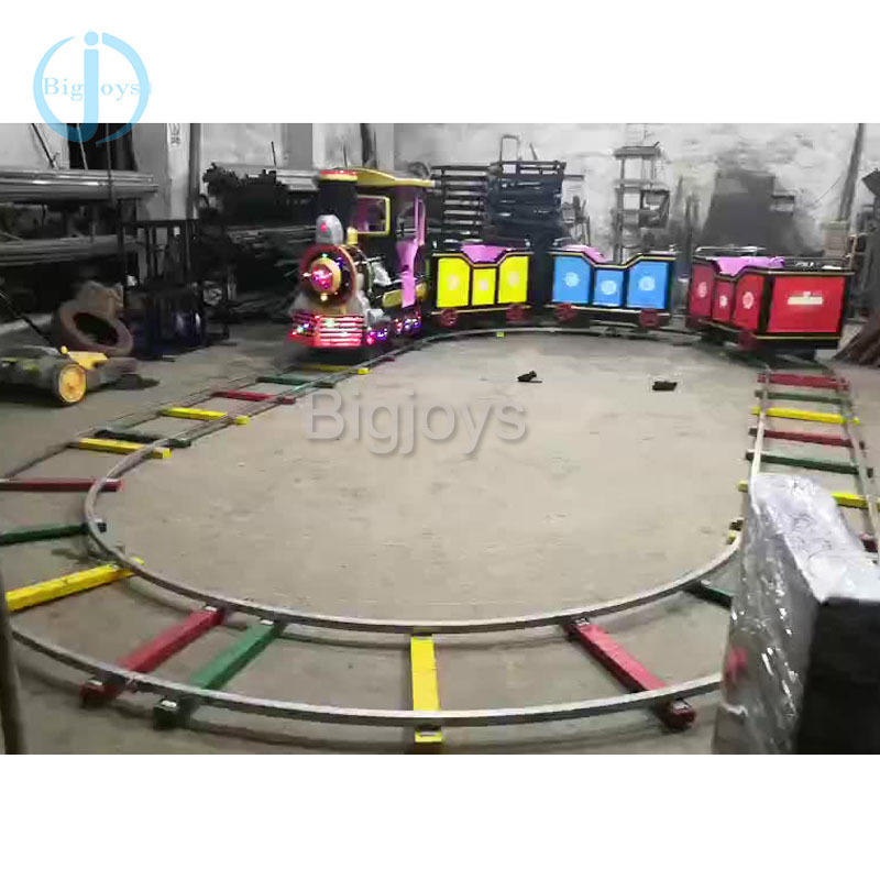 New Mini arrival amusement park electric ride on train with track for adults