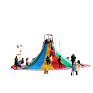 Volcano climbing inflatable game slide combination adventure center children's playground Climbing and expanding game equipment