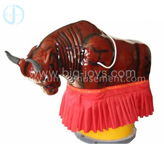 Coin operated mechanical indoor games bull fight ride for sale