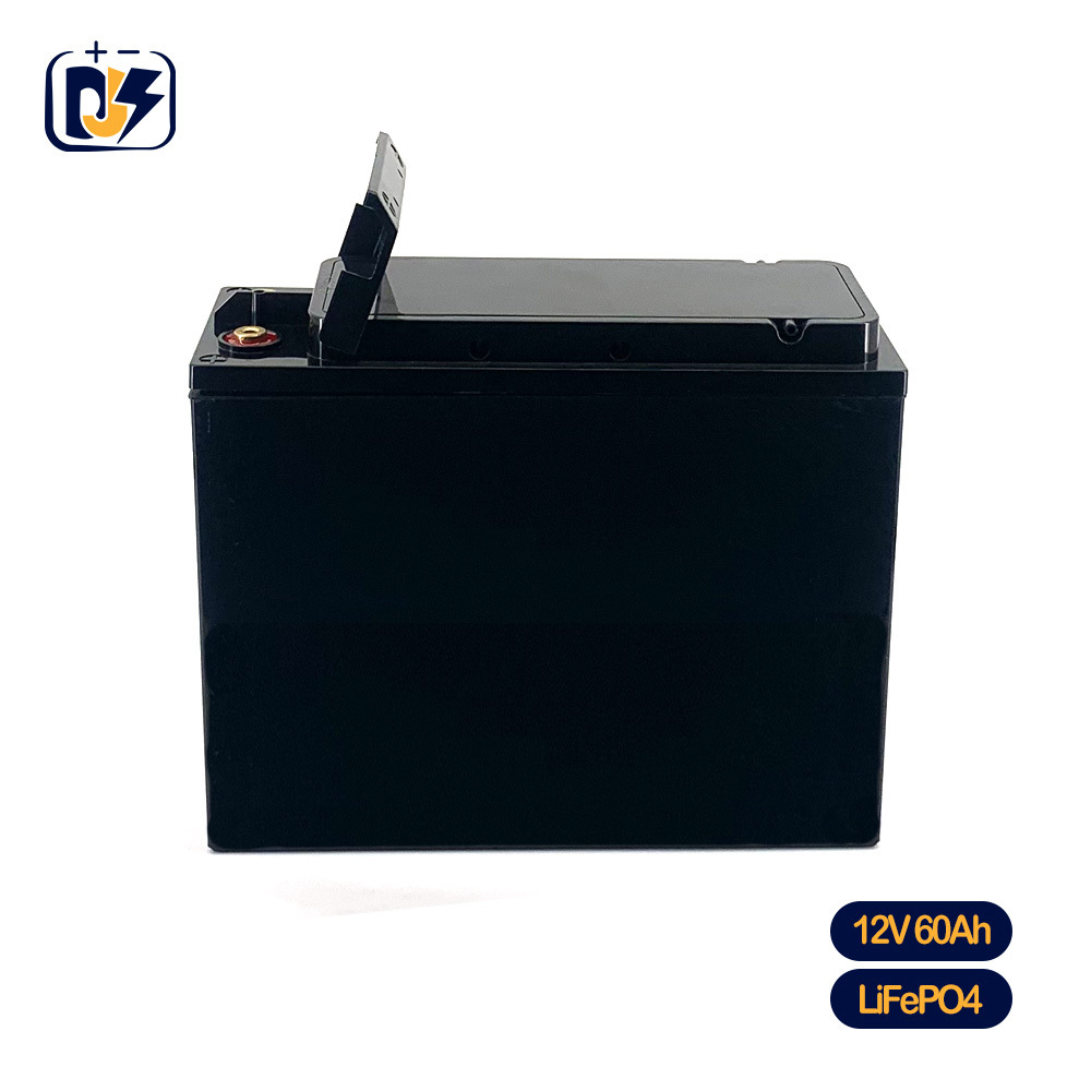 12V 60Ah Lithium Front Terminal Slimline replace VRLA LiFePO4 Battery for Telecommunications UPS industrial standby