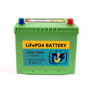 12v 50Ah LiFePO4 Battery Lithium ion Rechargeable Battery Built-in BMS Protect Charging and Discharging for Car Starting CCA800