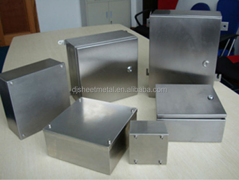 customized stainless steel aluminum  laser cutting bending weld  sheet metal fabrication cabinet enclosure box