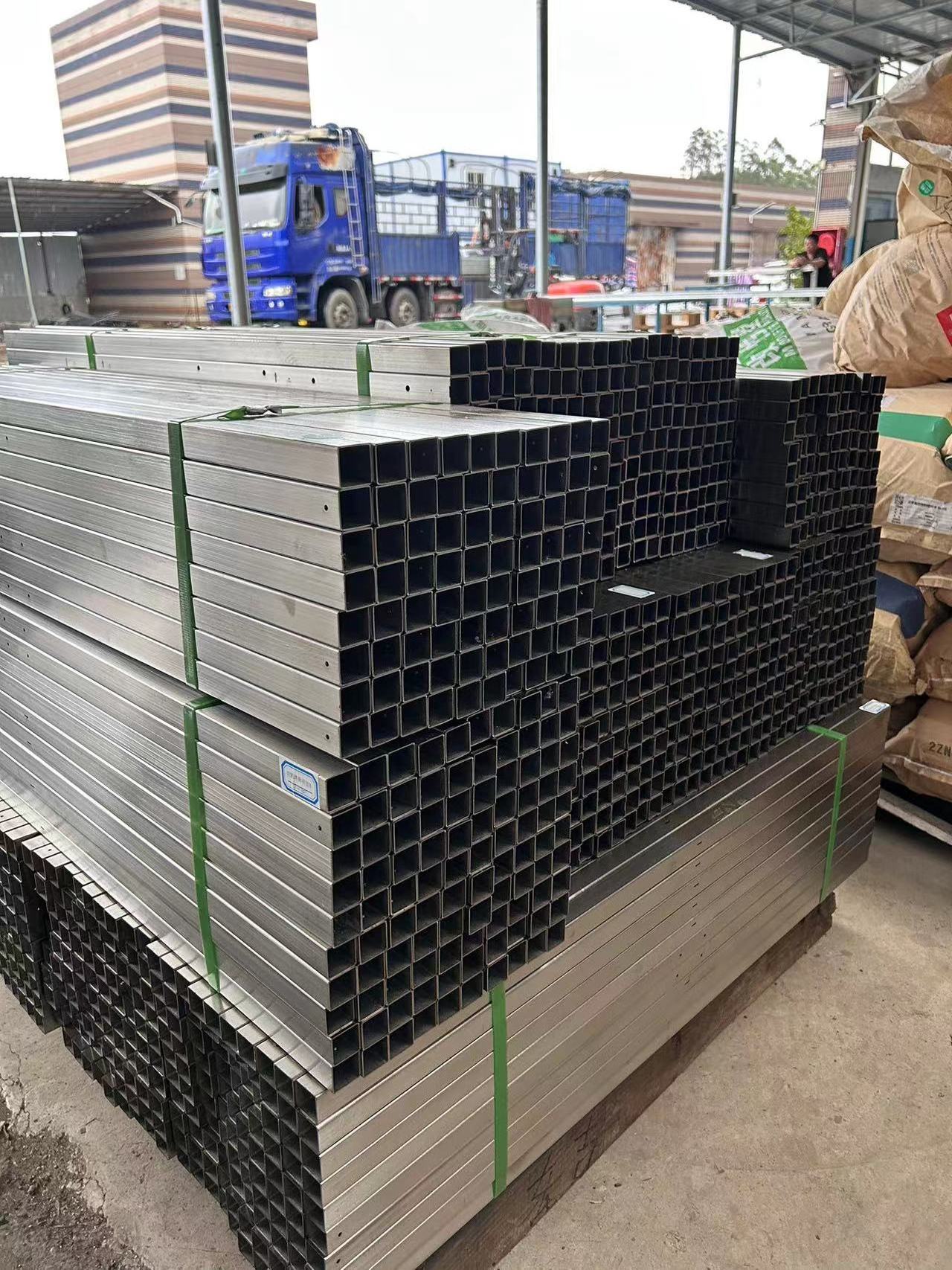 custom design sheet metal fabrication service manufacturer processing supplier hairline surface colored stainless steel frame