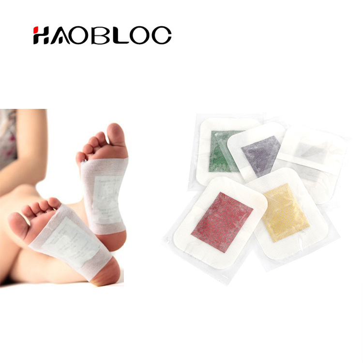 Trending Products 2024 Haobloc New Arrivals Japan Foot Patch 2in1 Slimming Detox