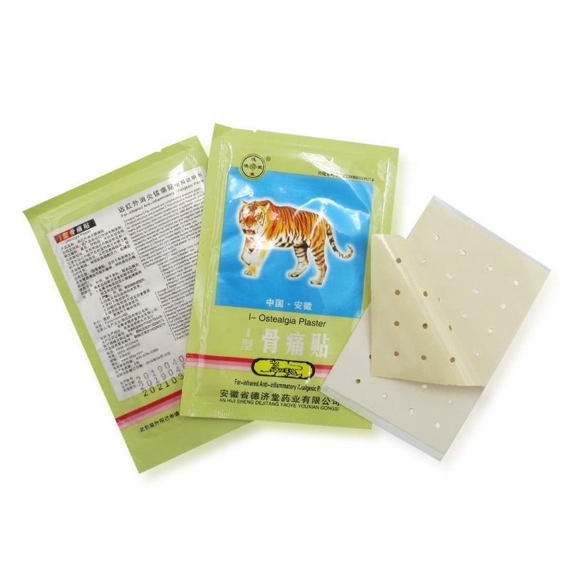 Tiger Healthcare Vietnam Products/Capsicum Rheumatism Plaster/Chinese Herbal Pain Relief Patch for Back Pain Symptom