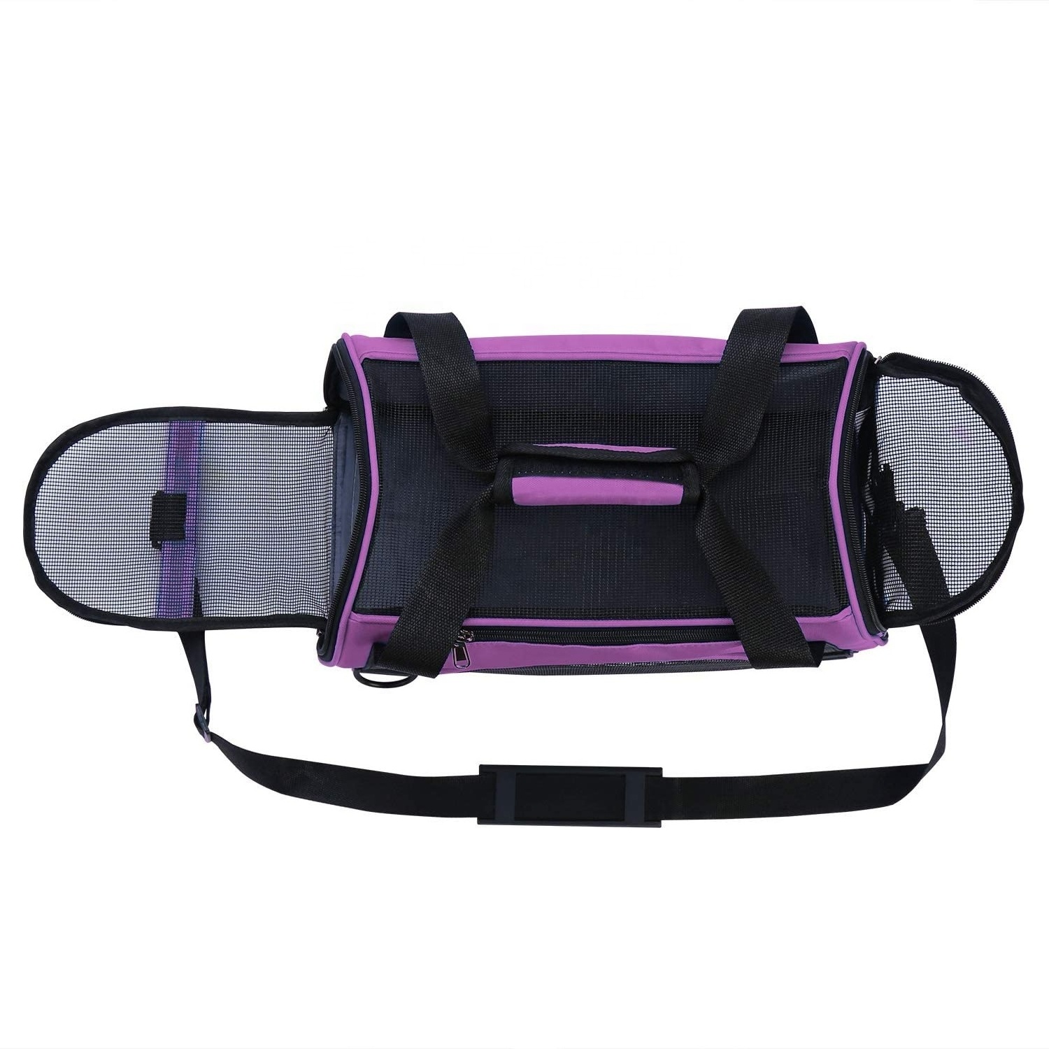 Travel Small Dogs Puppies Cat Pet Carrier Airline Approved Soft Sided Collapsible Top Loading Cat Bag Carrier