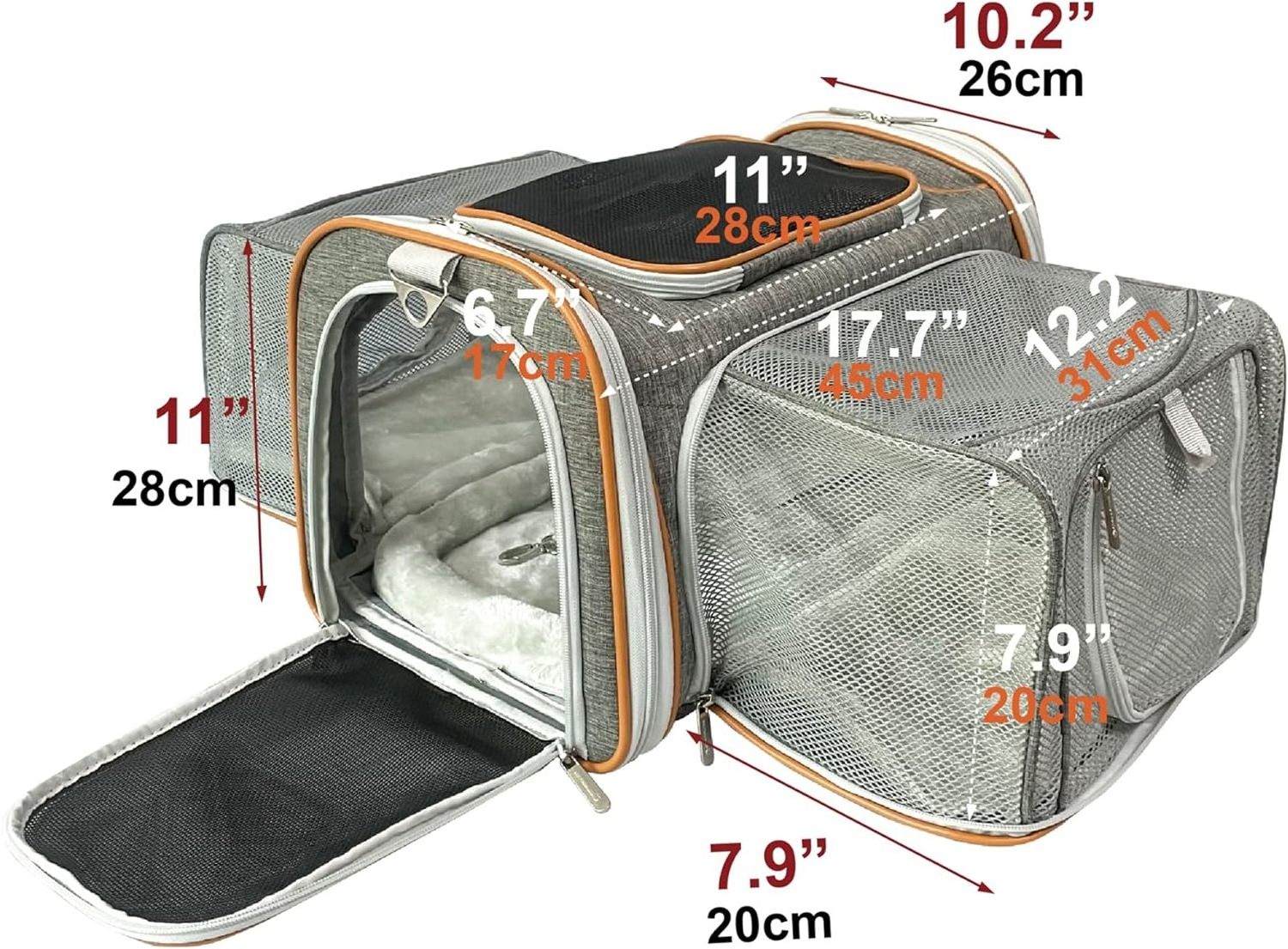 Pet Travel Carrier Waterproof Portable Collapsible Pet Travel bag For Medium Puppy And Cats Trending Pet Products 2023