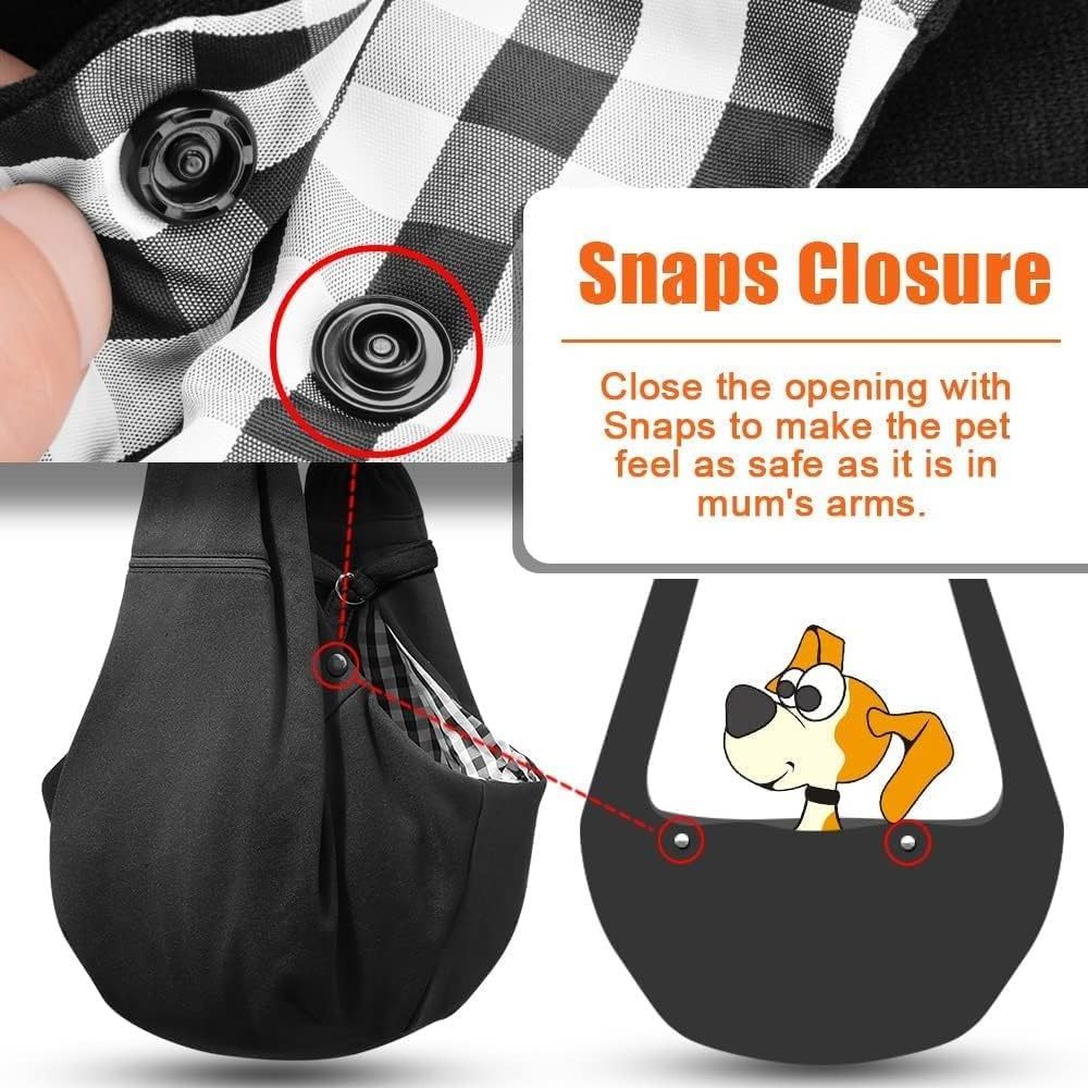 Large Capacity Waterproof Dog Poop Bag Pet Sling Carrier Sling Carrier For Dogs Cats For Outdoor For Men Women