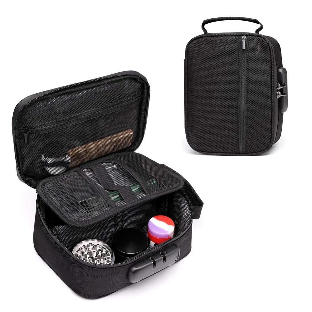 Customize Waterproof Smell Proof Box Soft Odor Proof Bag Case Smell Proof Carbon Lining Bag with Lock