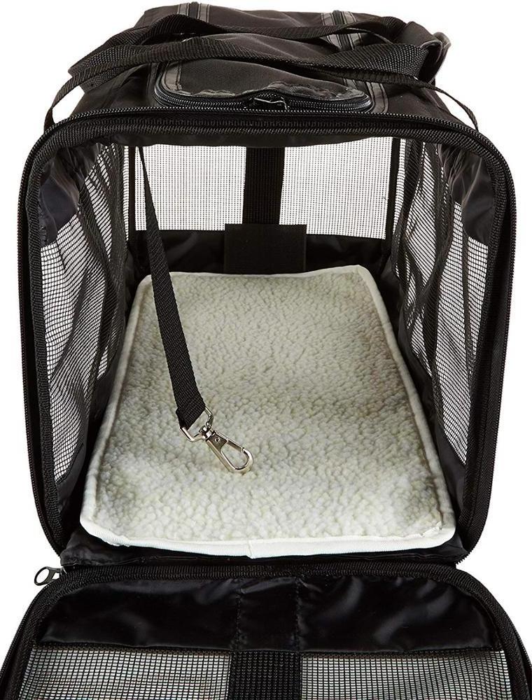 Custom Portable Travel Easy Carry Airline Approved Soft-Sided Dogs Cats Pet Travel Carrier