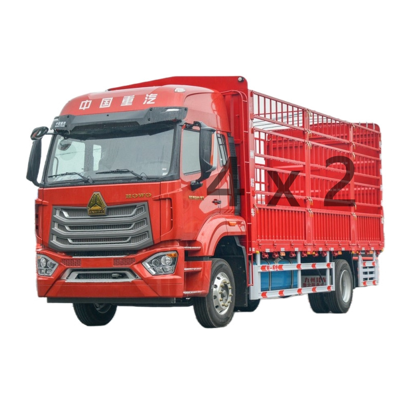 Sinotruck Howo 4x2 10ton Heavy-Duty Diesel Cargo Fence Truck with LHD Manual Automatic Transmission New in Price Sale