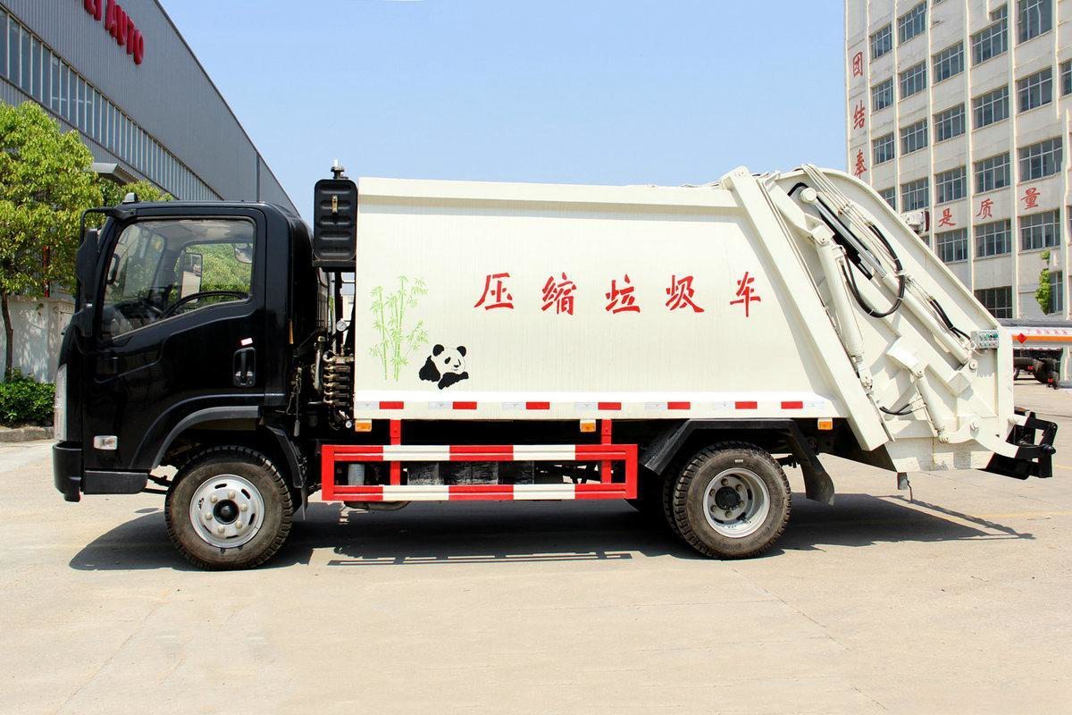 Shacman X9 Garbage Truck 4x2 Mini Truck Price 130hp China Cheap Customized Trucks Compressed Rubbish Vehicles