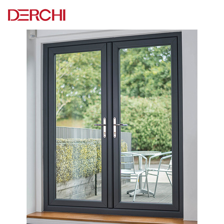 Hurricane Proof Exterior Aluminium Door Glass Frames Double Entry Casement Interior Doors And Windows French Swing Patio Door