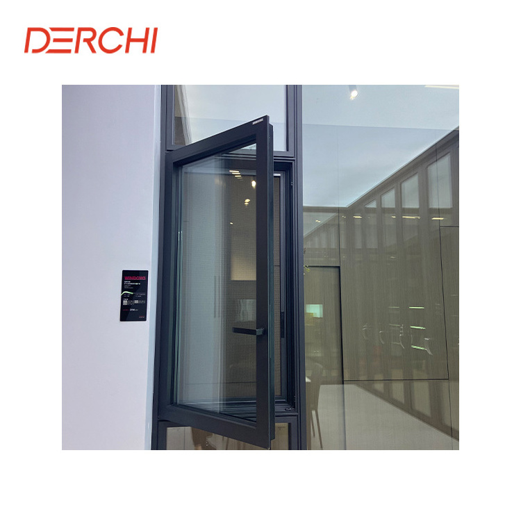 Hurricane impact Aluminium Windows Floor To Ceiling Aluminum Large Fixed Glass Windows Extra Large Picture Window Design